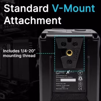 99wh Micro sized V-mount SMART battery pack, 14.54v 6.8Ah/6800mAh