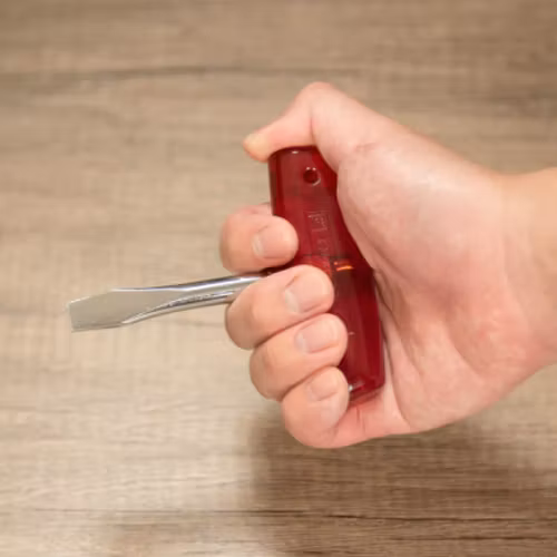 T-Handle Screwdriver - Standard Length in Red