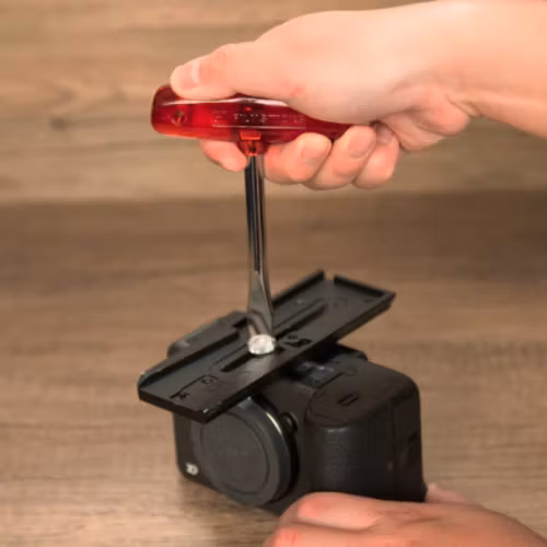 T-Handle Screwdriver - Standard Length in Red