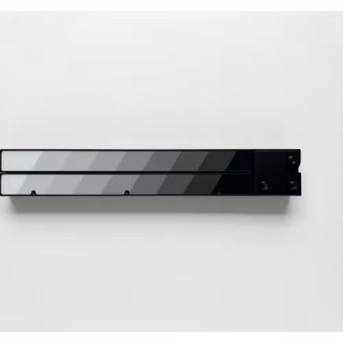 Gripsticks All-Weather 7.5" Small Clapper Sticks - Grey Scale Chevrons