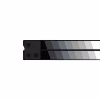 Tiny 6" All Weather Resin Clapper Sticks with Greyscale Laminate