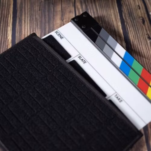 Gripsticks Clapperboard Cover with Fastener Soft Side and D Rings