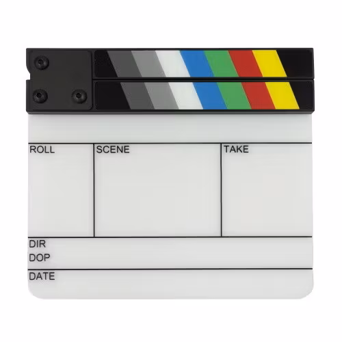 Colour Gripsticks ClapperBoard 7.5" SMALL Kit USA Version