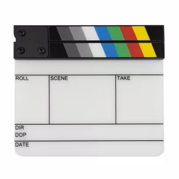 Colour Gripsticks ClapperBoard 7.5" SMALL Kit USA Version