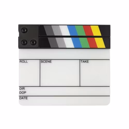 Colour Gripsticks ClapperBoard TINY 6" Kit USA Version