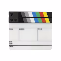 Colour Gripsticks ClapperBoard TINY 6" Kit USA Version