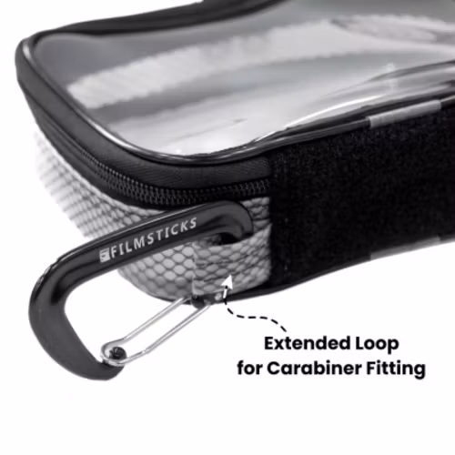 Set of Small, Medium and Large Black Cases with Thermoplastic Polyurethane Transparent Covers V2