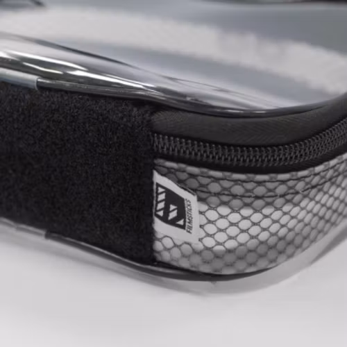 Set of Small, Medium and Large Black Cases with Thermoplastic Polyurethane Transparent Covers V2