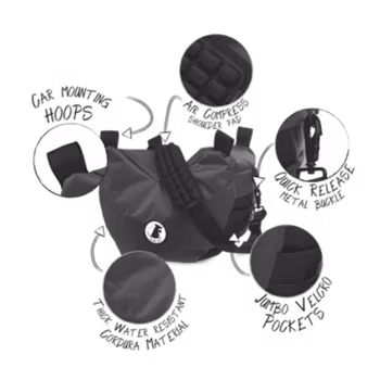 RAT BAG-LARGE Professional Steady Saddle (camera stabilizer) V3 True Black