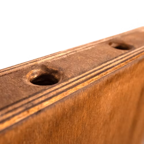 QUARTER sized Apple Box (handmade & stained)
