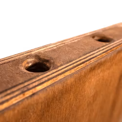 QUARTER sized Apple Box (handmade & stained)