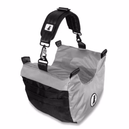 Medium Saddle Bag V4 Platinum Grey