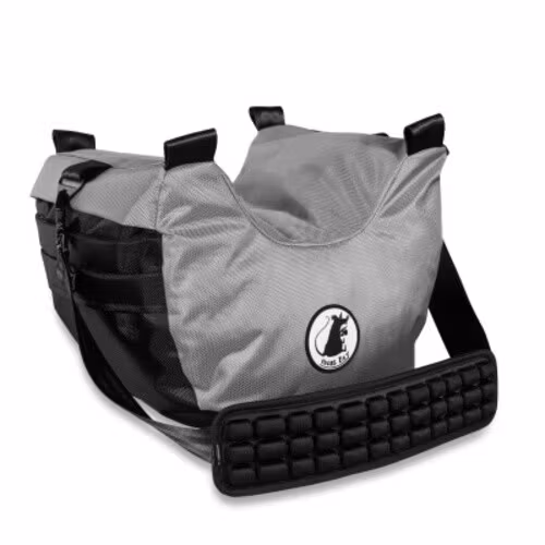 Medium Saddle Bag V4 Platinum Grey