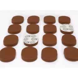 Foam-o-pad, 16 multipurpose foam pads, brown