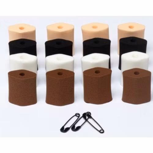 Foam-O''s small, 16 universal soft foam microphone mounts, 4 different colors