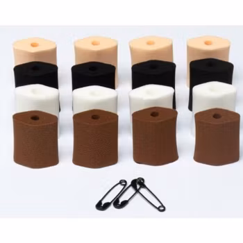 Foam-O''s small, 16 universal soft foam microphone mounts, 4 different colors