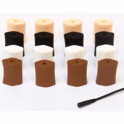 Foam-O''s small, 16 universal soft foam microphone mounts, 4 different colors