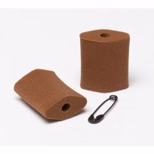 Foam-O''s, small, 16 universal soft foam microphone mounts, Brown