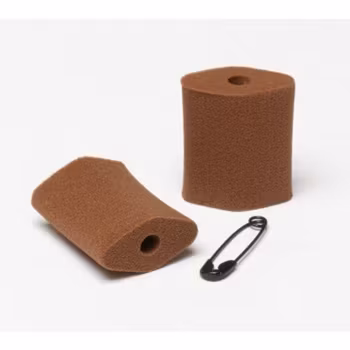 Foam-O''s, small, 16 universal soft foam microphone mounts, Brown