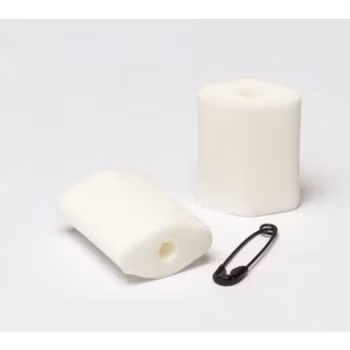 Foam-O''s small, 16 universal soft foam microphone mounts, White