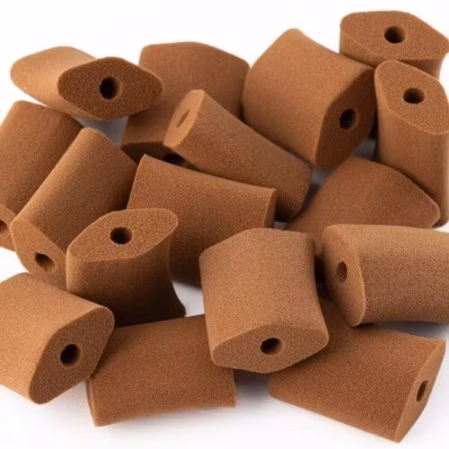 Foam-O''s regular, 16 universal foam microphone mounts, Brown