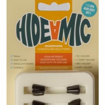 set for DPA 4060/4061/4071, 4 different holders in case, Black
