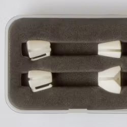 DPA 4060/4061/4071, 4 different holders in case, White
