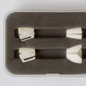 DPA 4060/4061/4071, 4 different holders in case, White