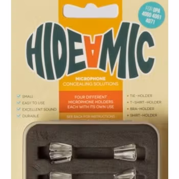 DPA 4060/4061/4071, 4 different holders in case, Transparent