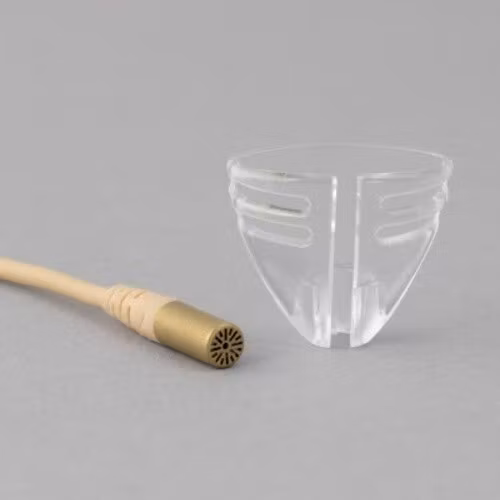 DPA6060/6061 and Sennheiser MKE1, single piece, Tie-holder Transparent
