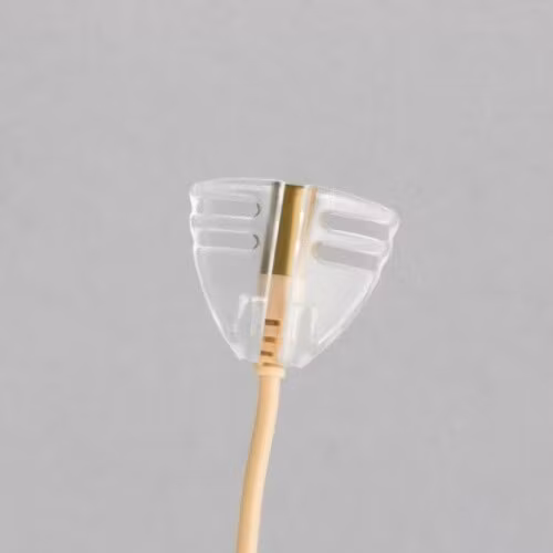 DPA6060/6061 and Sennheiser MKE1, single piece, Tie-holder Transparent