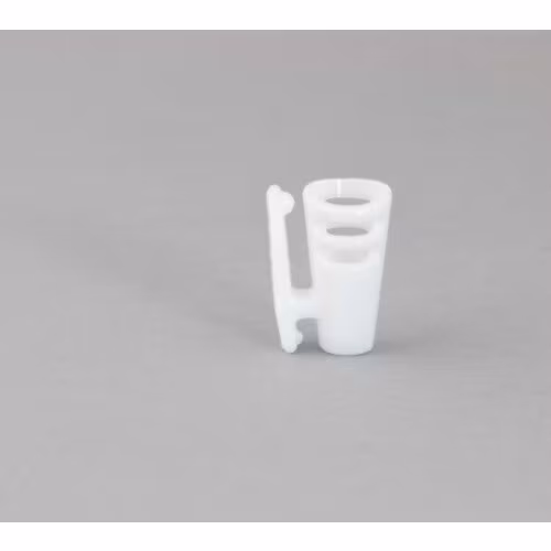 DPA6060/6061 and Sennheiser MKE1, single piece, Shirt-holder, White