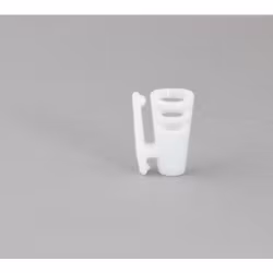 DPA6060/6061 and Sennheiser MKE1, single piece, Shirt-holder, White