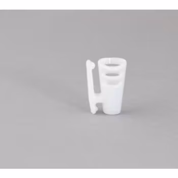 DPA6060/6061 and Sennheiser MKE1, single piece, Shirt-holder, White