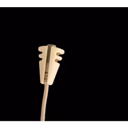 DPA6060/6061 and Sennheiser MKE1, single piece, Shirt-holder, Beige