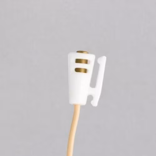 DPA6060/6061 and Sennheiser MKE1, single piece, Shirt-holder, White