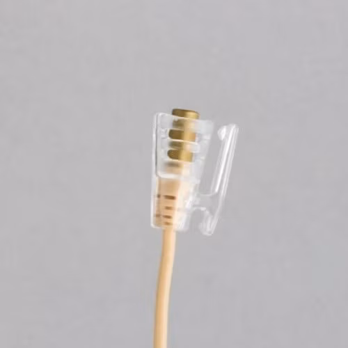 DPA6060/6061 and Sennheiser MKE1, single piece, Shirt-holder, Transparent