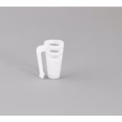 DPA6060/6061 and Sennheiser MKE1, single piece, Bra-holder, white