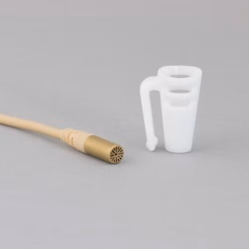 DPA6060/6061 and Sennheiser MKE1, single piece, Bra-holder, white