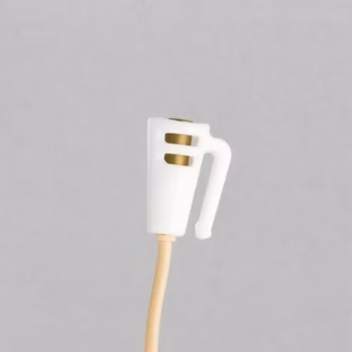 DPA6060/6061 and Sennheiser MKE1, single piece, Bra-holder, white