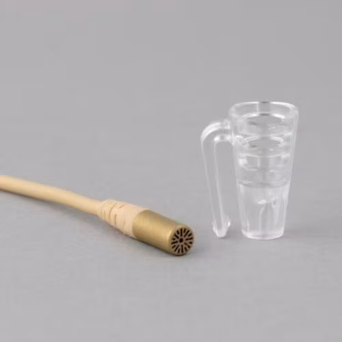 DPA6060/6061 and Sennheiser MKE1, single piece, Bra-holder, Transparent