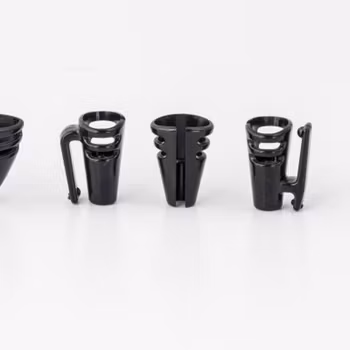 DPA6060/6061 and Sennheiser MKE1, 4 different holders in case, Black