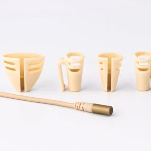 DPA6060/6061 and Sennheiser MKE1, 4 different holders in case, Beige