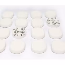 Foam-o-pad, 16 multipurpose foam pads, white