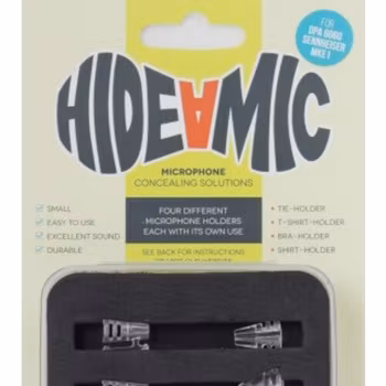 DPA6060/6061 & Sennheiser MKE1, 4 different holders in case, Transparent