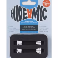 Sennheiser MKE2, 4 different holders in case, White