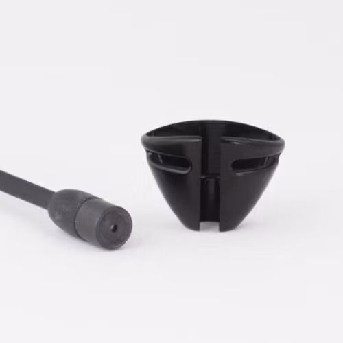 Sennheiser MKE2, single piece, Tie-holder, black