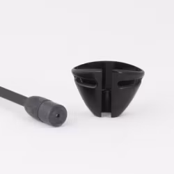 Sennheiser MKE2, single piece, Tie-holder, black