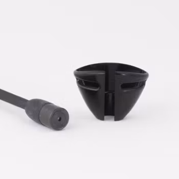 Sennheiser MKE2, single piece, Tie-holder, black