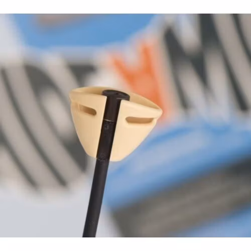 Sennheiser MKE2, single piece, Tie-holder, beige